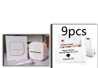 Phomemo T02 Mini Bluetooth Thermal Printer – Inkless Label & Photo Printer for iOS/Android