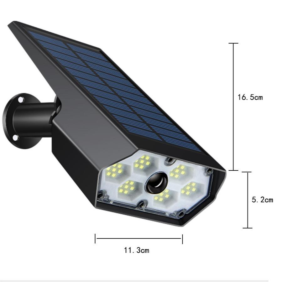 Outdoor Solar Courtyard Human Body Induction Wall Lamp Intelligent Light Sense Garden Villa Balcony Exterior Wall