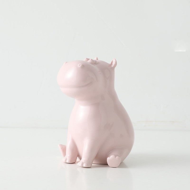 Modern minimalist ceramic animal ornaments