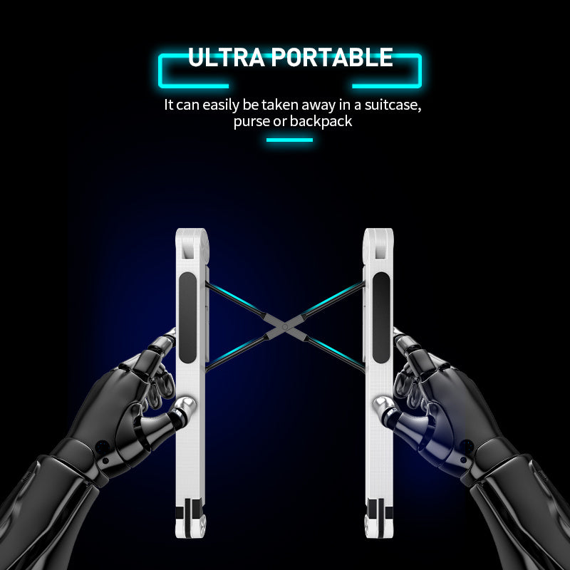 Adjustable Folding Laptop Stand – Portable Notebook Computer Stand for Desk & Travel