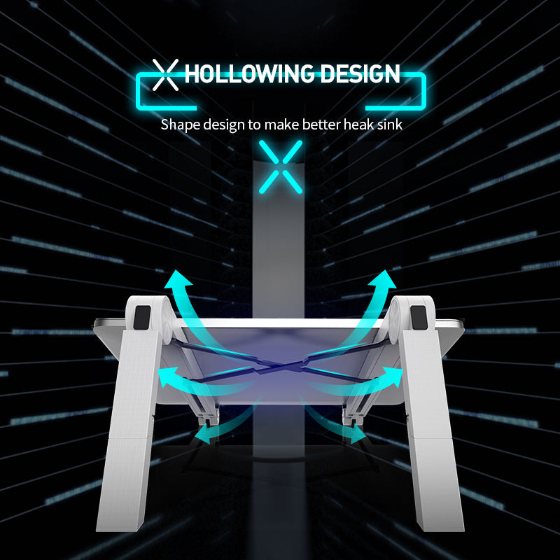 Adjustable Folding Laptop Stand – Portable Notebook Computer Stand for Desk & Travel