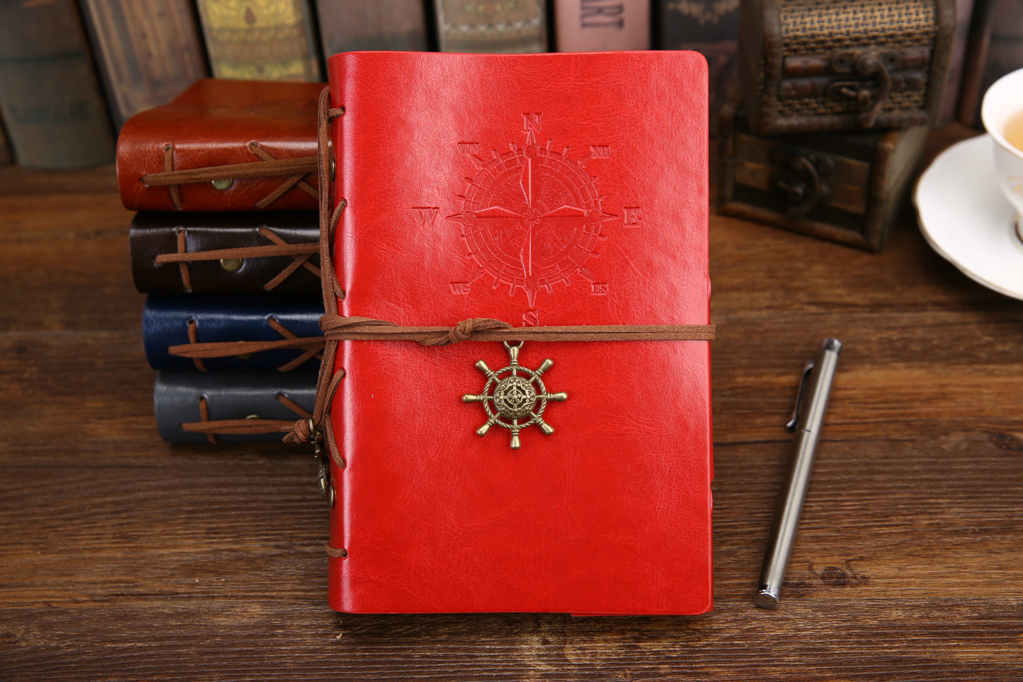 Creative Notebook BSD999 – A5 Loose-Leaf Notebook with Imitation Leather Cover