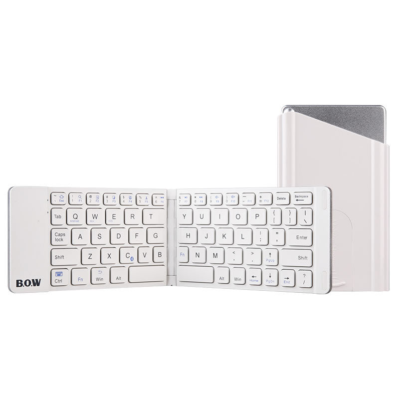 Folding Bluetooth Keyboard & Mouse Set β Compact. Quiet. Ready for Business.