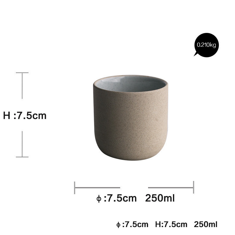 Nordic Style Porcelain Dinnerware Set – Flat Plates, Bowls & Sauce Plates with Sesame Glaze - Odyssey