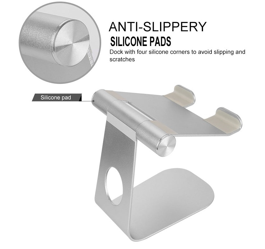 Adjustable Tablet Stand Holder – Compatible with iPad, iPhone & More (Non-Apple Branded)