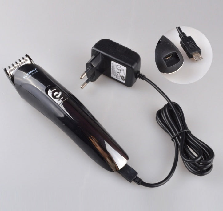Kemei 6-in-1 Rechargeable Hair Trimmer β All-in-One Grooming Kit for Men