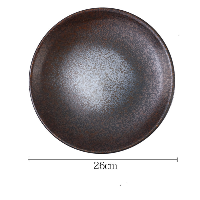 Japanese Style Porcelain Plate – Circular Traditional Tableware for Sushi, Snacks, and Meals - Odyssey