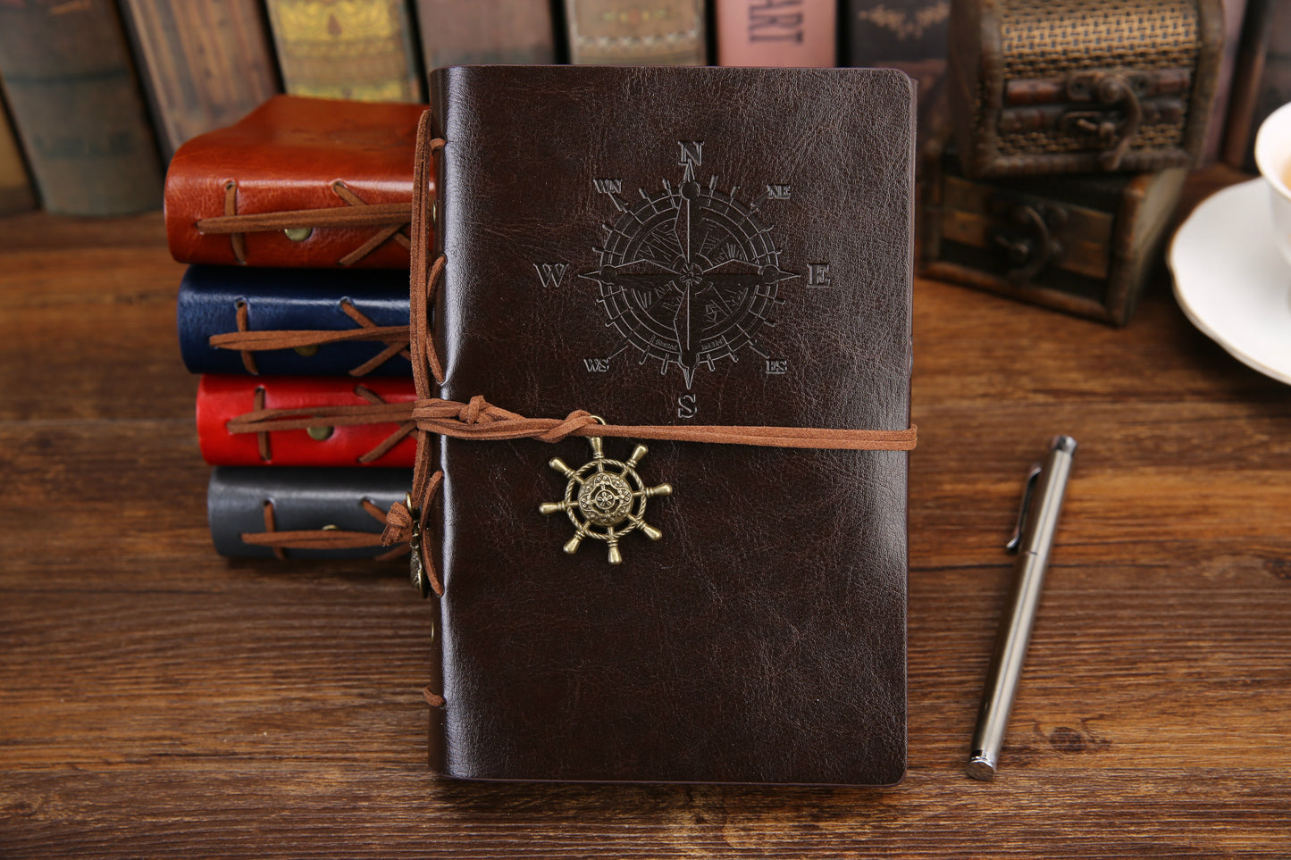 Creative Notebook BSD999 – A5 Loose-Leaf Notebook with Imitation Leather Cover