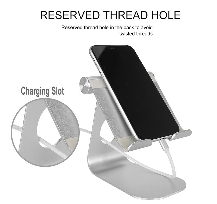 Adjustable Tablet Stand Holder – Compatible with iPad, iPhone & More (Non-Apple Branded)