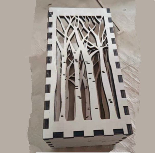 Wooden Candle Holder Bamboo Forest Lantern
