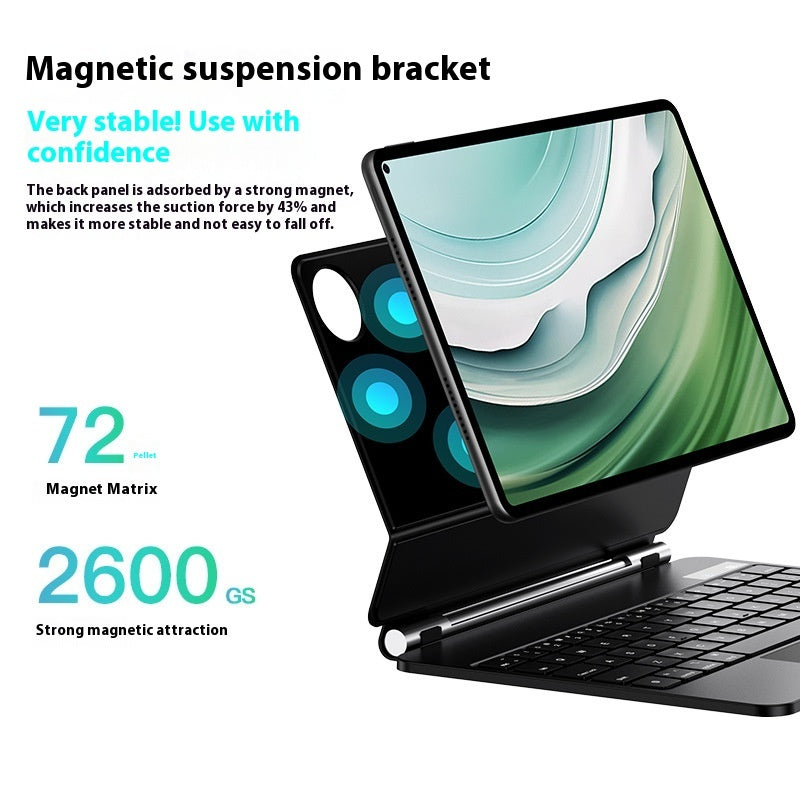 Miaocontrol Wireless Magnetic Keyboard Case – For Huawei MatePad 11 | Bluetooth | PU Leather Cover