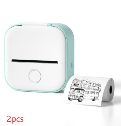 Phomemo T02 Mini Bluetooth Thermal Printer – Inkless Label & Photo Printer for iOS/Android