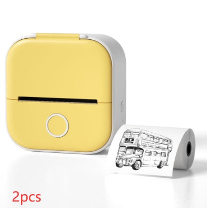 Phomemo T02 Mini Bluetooth Thermal Printer – Inkless Label & Photo Printer for iOS/Android