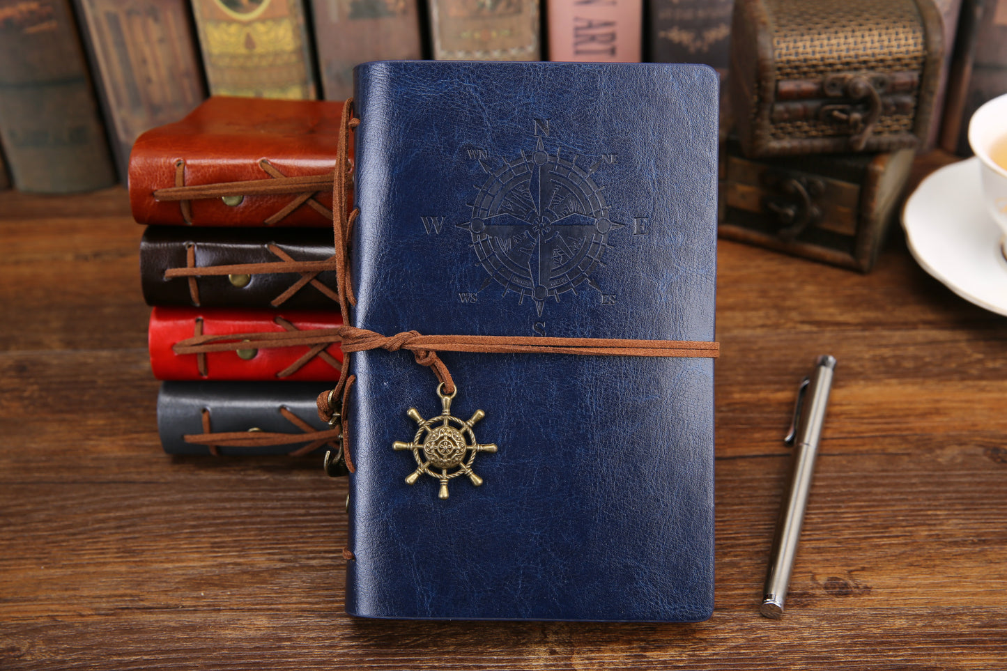 Creative Notebook BSD999 – A5 Loose-Leaf Notebook with Imitation Leather Cover