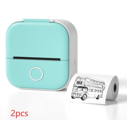 Phomemo T02 Mini Bluetooth Thermal Printer – Inkless Label & Photo Printer for iOS/Android