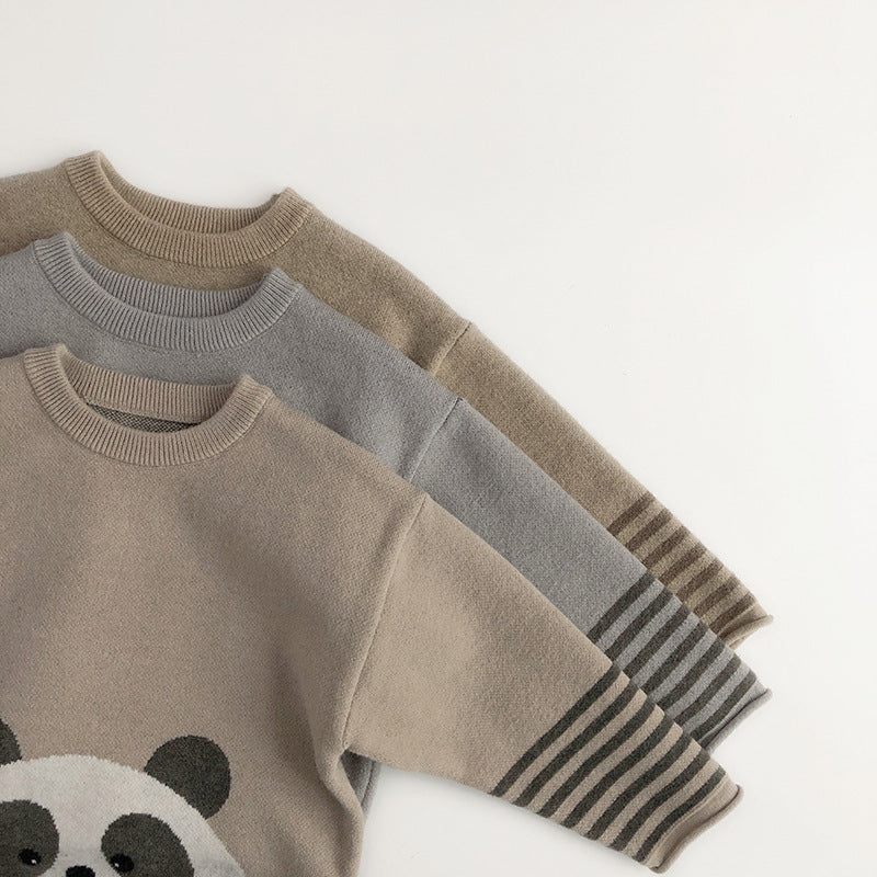 ๐งถ Cozy Critters Knit Pullover โ Warmth with a Whisker of Fun ๐พ