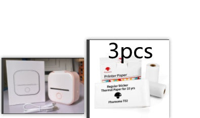 Phomemo T02 Mini Bluetooth Thermal Printer – Inkless Label & Photo Printer for iOS/Android