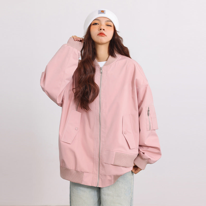 Autumn American High Street Baseball Jacket