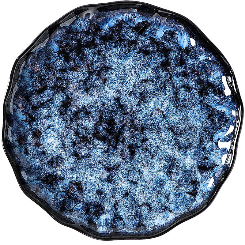Blue Enchantress Ceramic Tableware Set – Luxury Hotel & Restaurant Plate and Bowl Collection