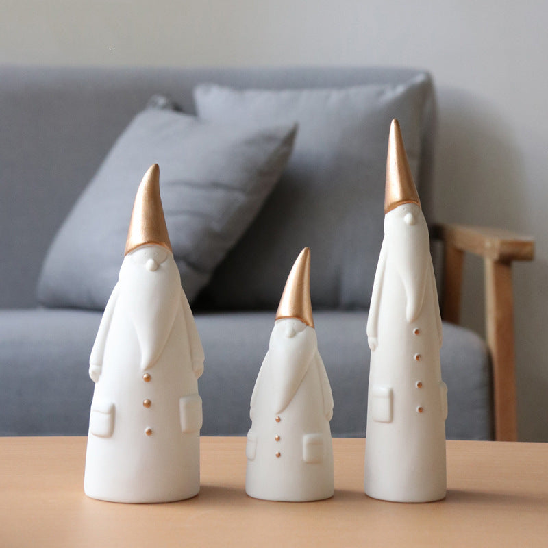 Ceramic Santa Claus ornaments