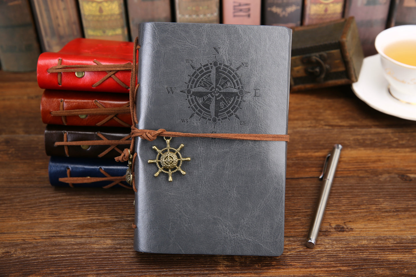 Creative Notebook BSD999 – A5 Loose-Leaf Notebook with Imitation Leather Cover