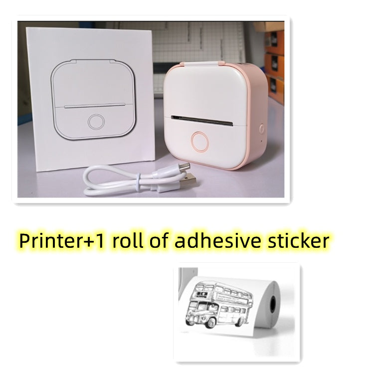 Phomemo T02 Mini Bluetooth Thermal Printer – Inkless Label & Photo Printer for iOS/Android
