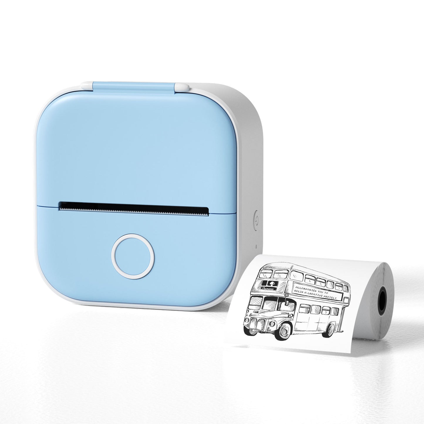 Phomemo T02 Mini Bluetooth Thermal Printer – Inkless Label & Photo Printer for iOS/Android
