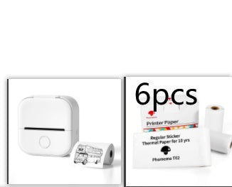 Phomemo T02 Mini Bluetooth Thermal Printer – Inkless Label & Photo Printer for iOS/Android