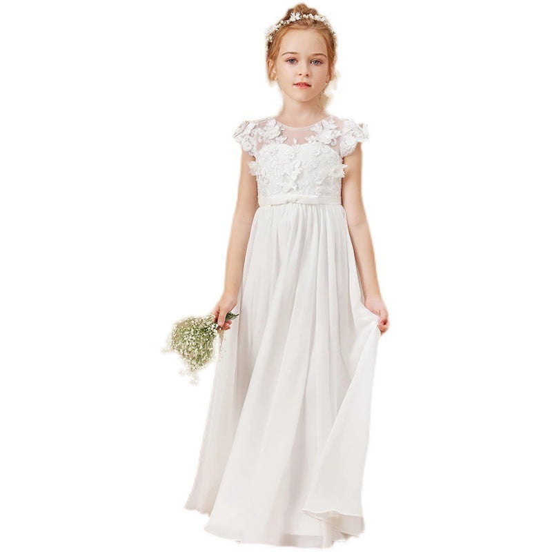 Kids White Flower Girl Wedding Dress ππΈ