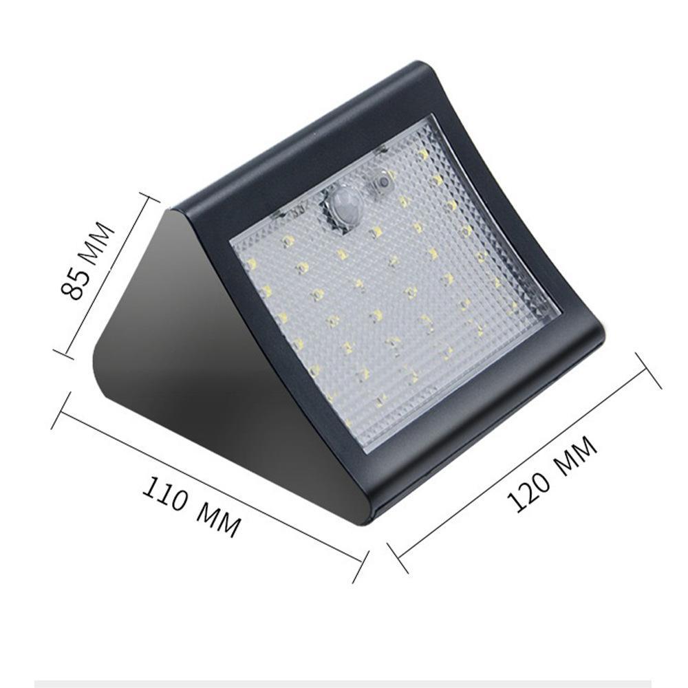 Outdoor Solar Courtyard Human Body Induction Wall Lamp Intelligent Light Sense Garden Villa Balcony Exterior Wall