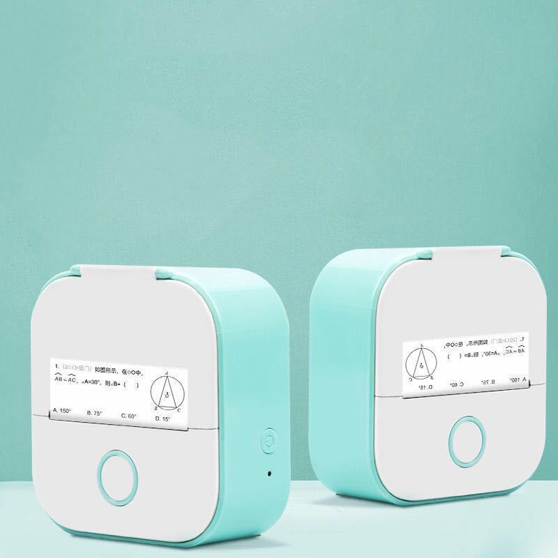 Phomemo T02 Mini Bluetooth Thermal Printer – Inkless Label & Photo Printer for iOS/Android