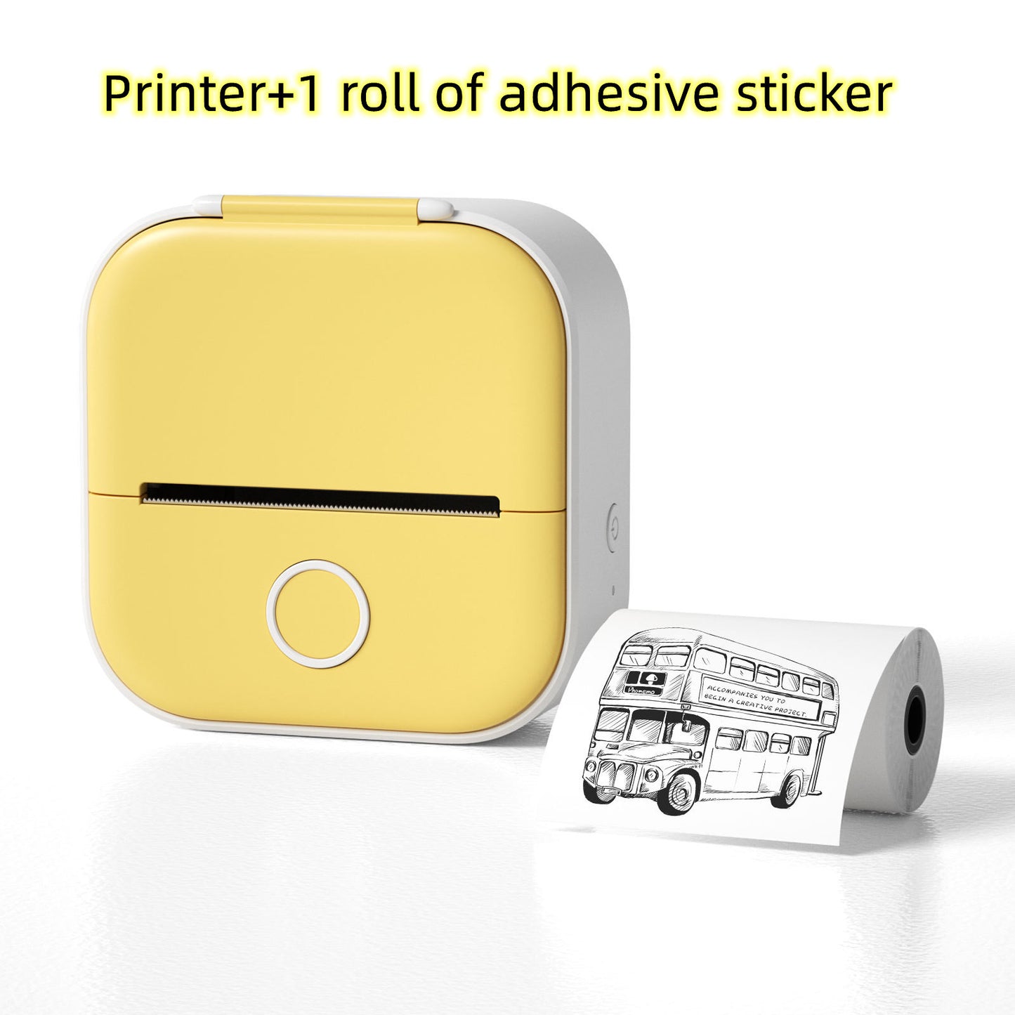Phomemo T02 Mini Bluetooth Thermal Printer – Inkless Label & Photo Printer for iOS/Android