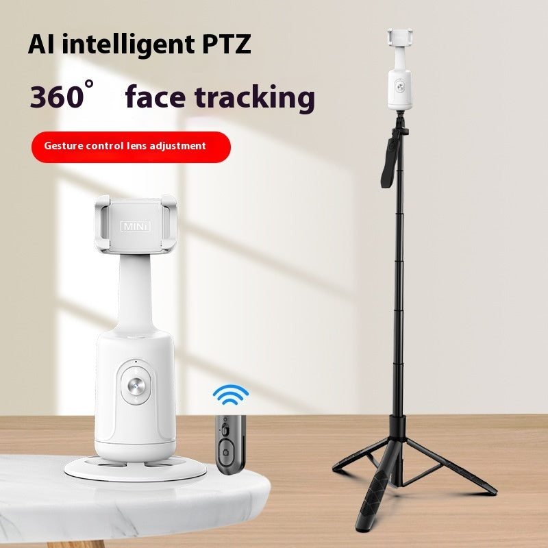 360° Auto Face Tracking AI Smart Gimbal – Phone Holder for Vlog, Live Streaming & More