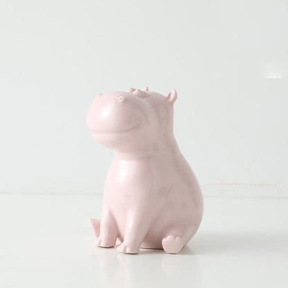 Modern minimalist ceramic animal ornaments
