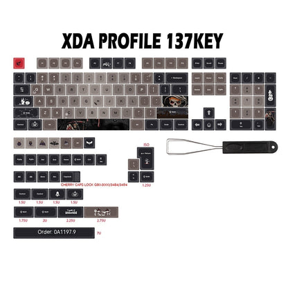 Five-Sided Sublimation Key Cap Set – Halloween Edition