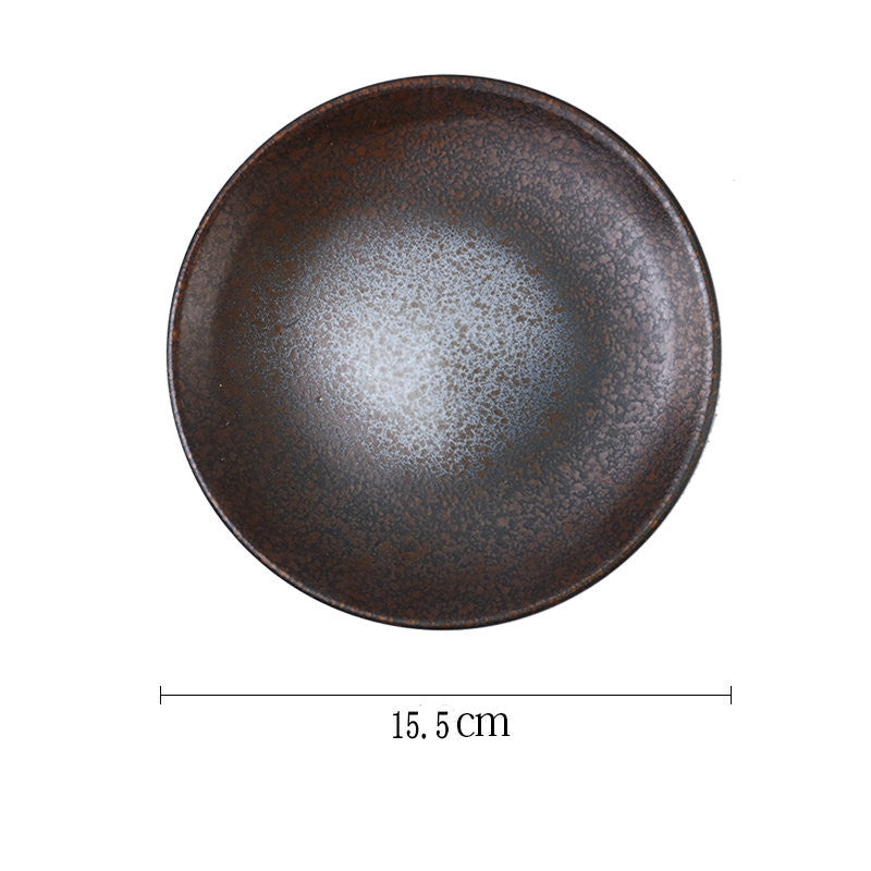 Japanese Style Porcelain Plate – Circular Traditional Tableware for Sushi, Snacks, and Meals - Odyssey
