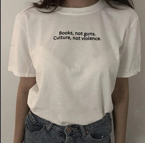 Cotton White T-Shirt With Short Sleeves for Women