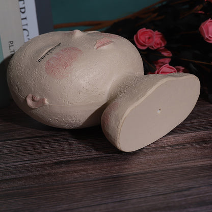 Ins Creative Art Sculpture Doll Flower Pot