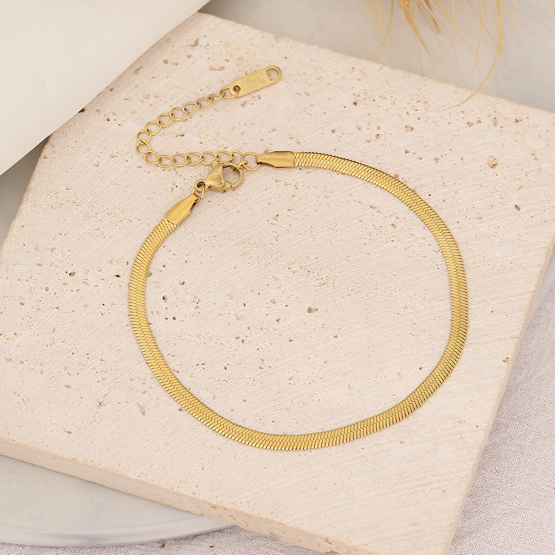 Simple Stainless Steel Chain Bracelet Niche