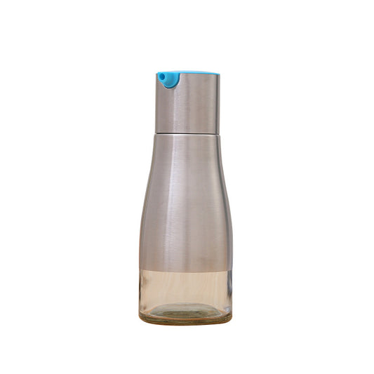 Stainless steel glass oil pot
