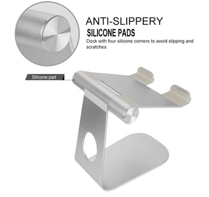 Adjustable Tablet Stand Holder – Compatible with iPad, iPhone & More (Non-Apple Branded)