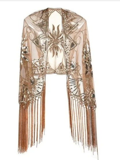 Shiny Shanti Dusty Doofer Girl -  Festival Cape