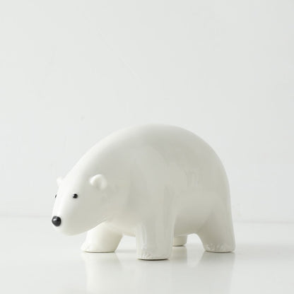 Modern minimalist ceramic animal ornaments