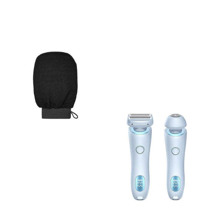 2 In 1 Hair Removal Epilator USB Rechargeable Trimmer Women Body Razor Face Leg Armpit Bikini Hand Pubic Shaver Hair Remover - Odyssey