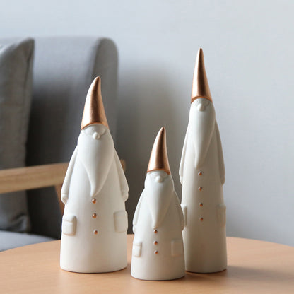 Ceramic Santa Claus ornaments