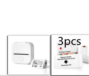 Phomemo T02 Mini Bluetooth Thermal Printer – Inkless Label & Photo Printer for iOS/Android