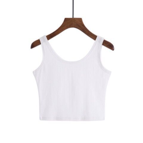 Short navy camisole Women's bottoming shirt