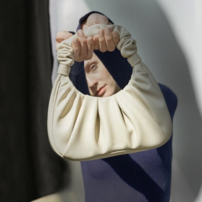 Horn Fold Bag – Sleek PU Leather Design with Unique Shape