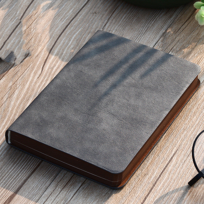 Portable Mini A6 Notebook with Pen – Imitation Leather Cover & Wire Binding