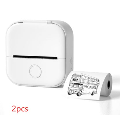 Phomemo T02 Mini Bluetooth Thermal Printer – Inkless Label & Photo Printer for iOS/Android